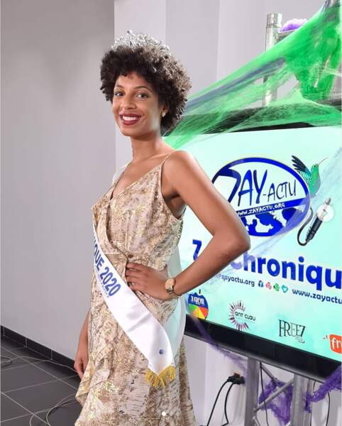Séphorah Azur, 23 ans, est la jolie représentante de la Martinique 