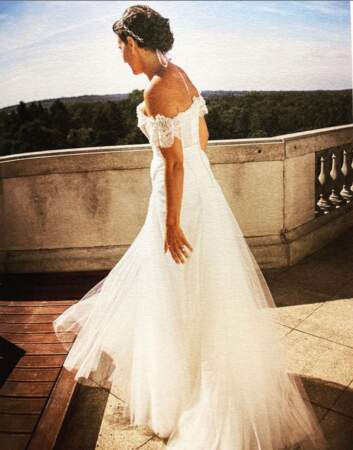 Faustine Bollaert était ravissante dans sa robe de mariée en 2012