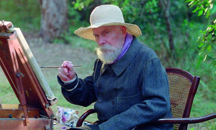 Trente-quatre ans après avoir incarné Rembrandt, Michel Bouquet reprend les pinceaux pour s'imposer en Auguste Renoir vieillissant ("Renoir" de Gilles Bourdos, 2012)