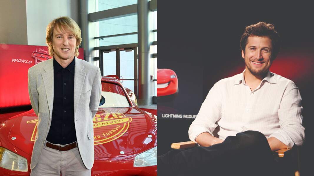 C'est qu'il en fallait sous le capot pour incarner Flash McQueen ("Cars"). N'est-ce pas Owen Wilson et Guillaume Canet ?