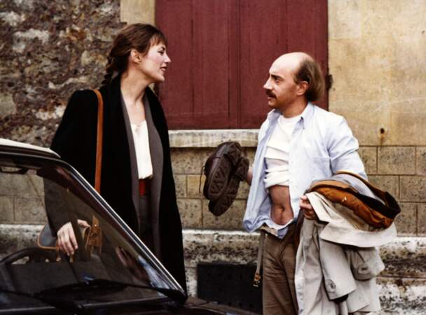 Tout en jouant dans des films d'auteur, l'actrice continue de tourner des comédies. Ici dans Circulez y'a rien à voir de Patrice Leconte avec Michel Blanc en 1983.