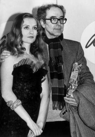 En 1987, Isabelle Huppert remet un Cesar d'honneur à Jean-Luc Godard pour l'ensemble de sa carrière.