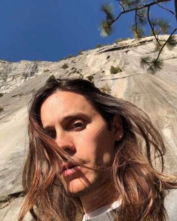 Selfie cheveux pour Jared Leto.