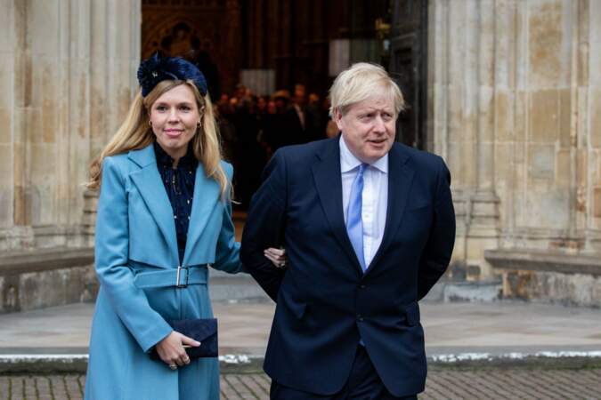 A peine remis du Covid-19, le premier ministre Britannique a pu être présent  à l'accouchement de sa fiancée Carrie Symonds