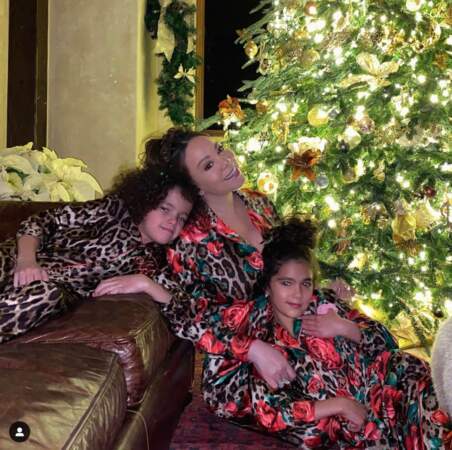 Mariah Carey et ses enfants Moroccan Scott et Monroe