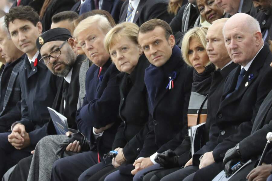 Les grands de ce monde réunis sur les Champs-Elysées pour la commémoration du 11 novembre