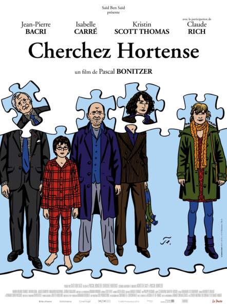 "Cherchez Hortense" : une sacrée affiche pour ce film de Pascal Bonitzer réalisé en 2012