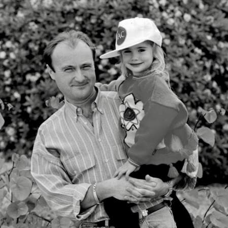 Lily Collins et son papa, Phil.