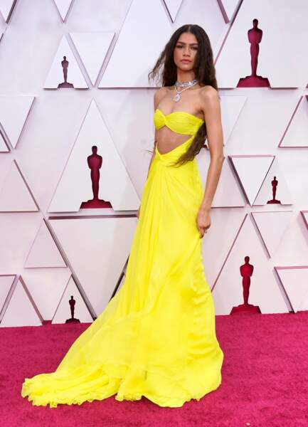 Zendaya dans une sublime robe jaune