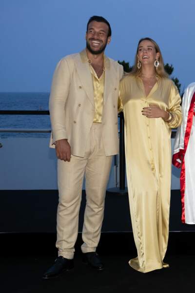 Maxime Giaccardi et Pauline Ducruet ont assisté au gala Fight Aids Monaco 2021, samedi 24 juillet, à Monte-Carlo.