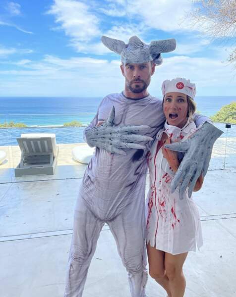 Le couple Elsa Pataky et Chris Hemsworth a célébré Halloween en famille