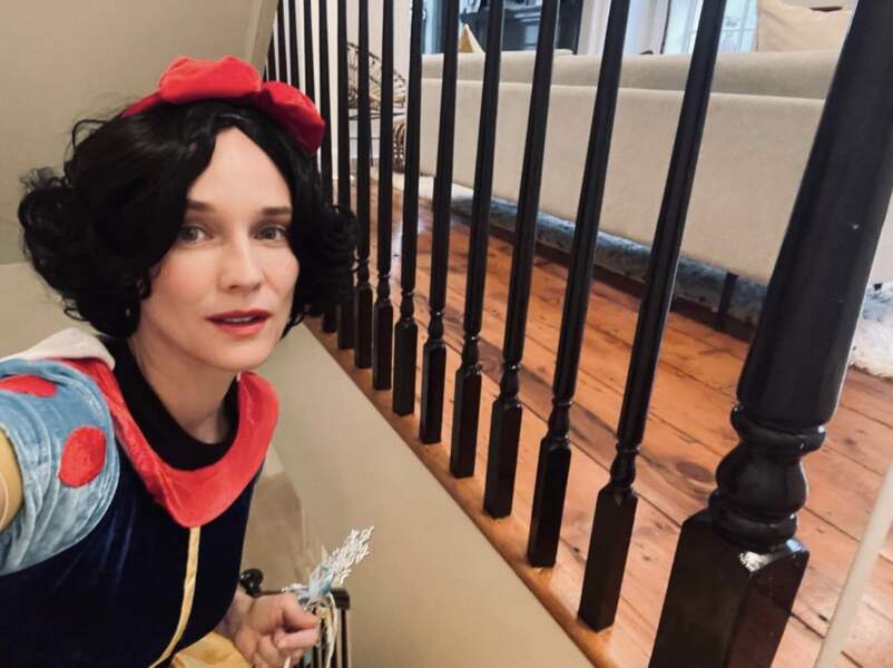 Diane Kruger déguisée en Blanche Neige pour surprendre sa fille pour Halloween