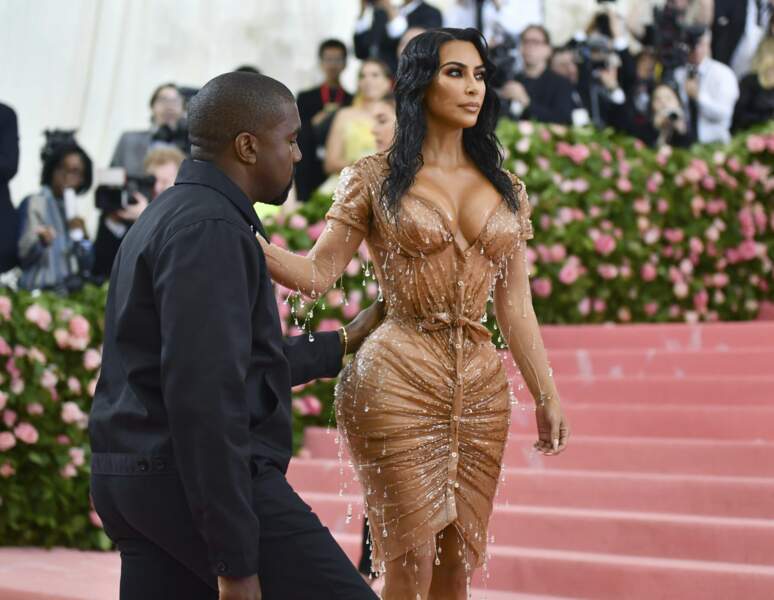 Les montées des marches ne seront plus communes entre Kim Kardashian et Kanye West (ici à New York en 2019)