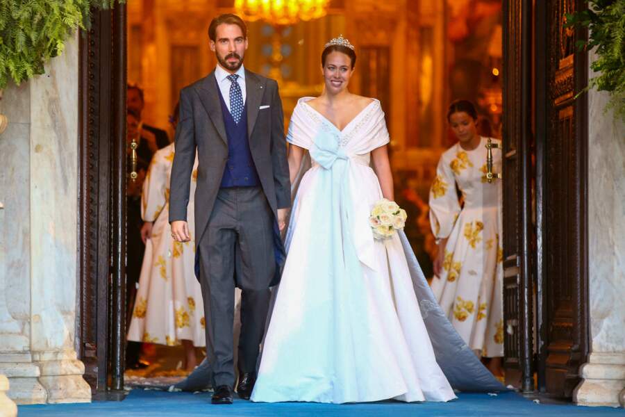 Le Prince Philippos de Grèce et de Danemark épouse Nina Flohr le 23 octobre