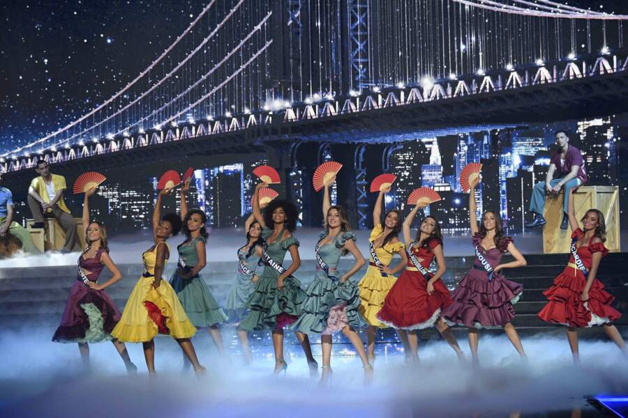 Les Miss régionales rendent hommage à la comédie musicale West Side Story