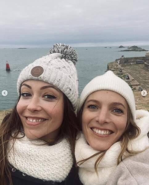 Dounia Coesens et Elodie Varlet étaient presque jumelles de look dans le Finistère.