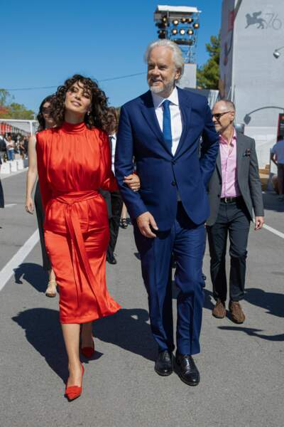 Le soleil italien ne brille plus sur le couple Tim Robbins - Gratiela Brancusi (ici à Venise en 2019)