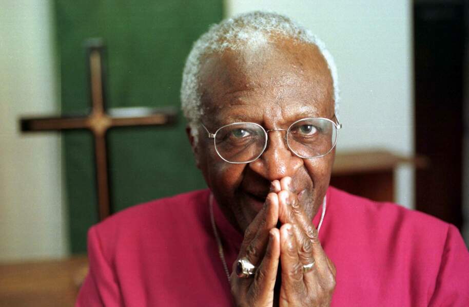 Desmond Tutu, Archevèque anglican, militant des droits de l'homme sud-africain,  prix Nobel de la paix en 1984, disparu le 26 décembre à  l'âge 90 ans