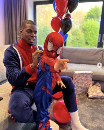 Paul Pogba a célébré les 3 ans de Shakur, alias son mini-Spider-Man !