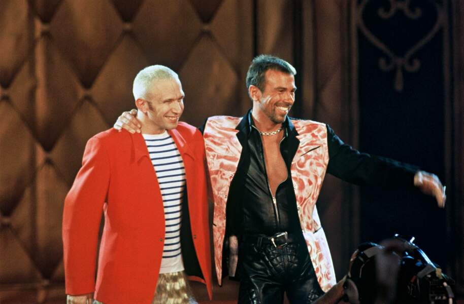 Deux superstars de la couture : Jean-Paul Gaultier et Thierry Mugler.