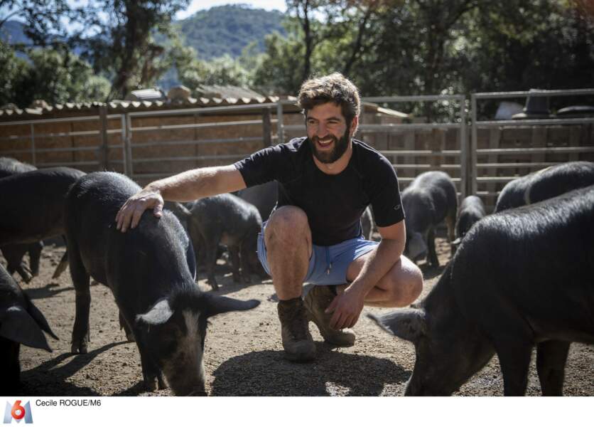 Sébastien 35 ans est éleveur de cochons, charcutier et castanéiculteur en Corse