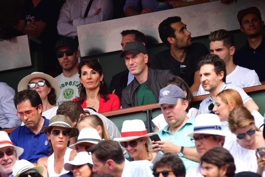 Le couple aperçu dans les gradins à Roland-Garros, en 2018, au côté de leur fils Luca