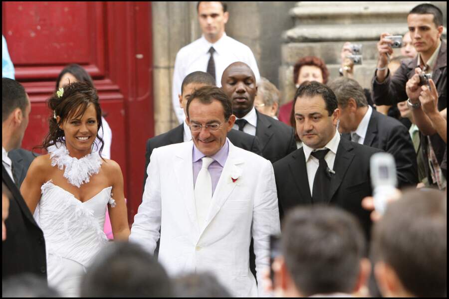 2007 - Jean-Pierre Pernaut et Nathalie Marquay se sont mariés en l'église des Billettes à Paris
