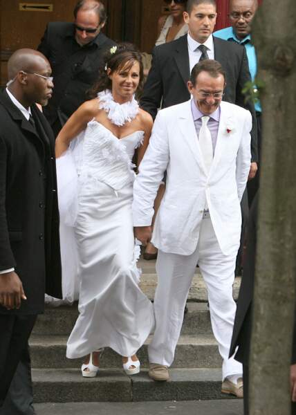 2007 - le couple lors de son mariage