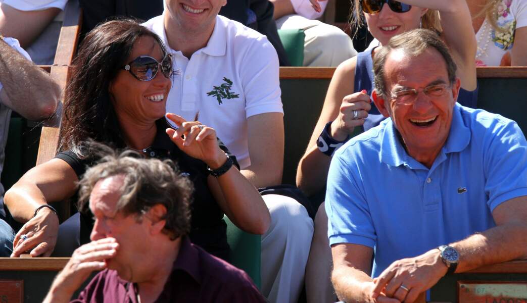 2011 - Nathalie Marquay et Jean-Pierre Pernaut au tournoi de Roland Garros