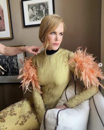 Nicole Kidman avait enfilé son truc en plumes.