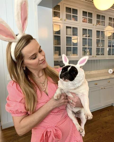 Et chez Reese Witherspoon, Minnie Pearl s'est mise dans la peau d'un lapin.