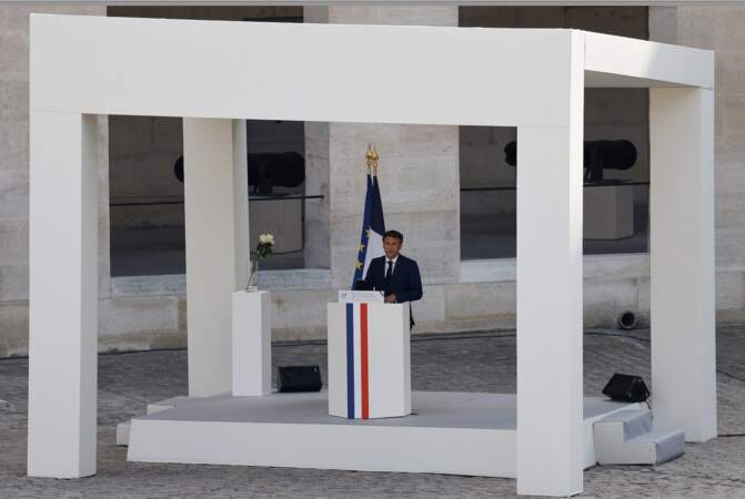 Le discours du président de la république Emmanuel Macron