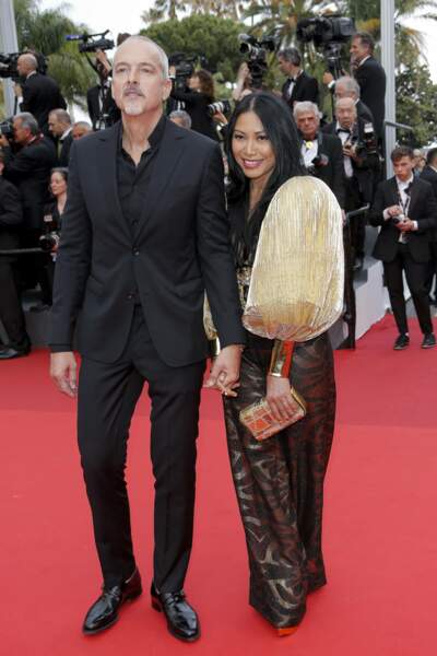Anggun et son mari Christian Kretschmar sur le tapis rouge du Festival de Cannes