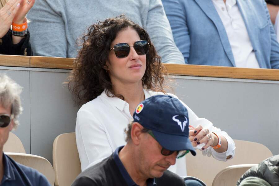 La femme de Rafael Nadal, Xisca Perello, présente pour soutenir son mari à Roland-Garros.