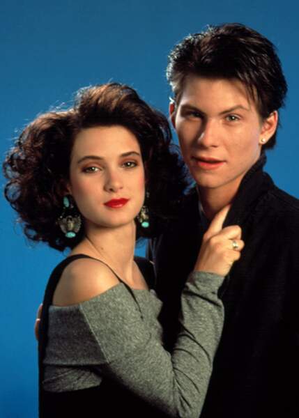 1989 : Winona Ryder et Christian Slater dans Fatal Games.