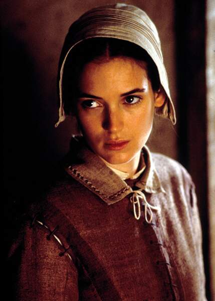 1996 : Winona Ryder dans La Chasse aux sorcières.