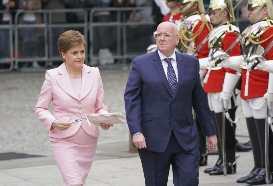 Nicola Sturgeon, la Première ministre d'Écosse et son mari