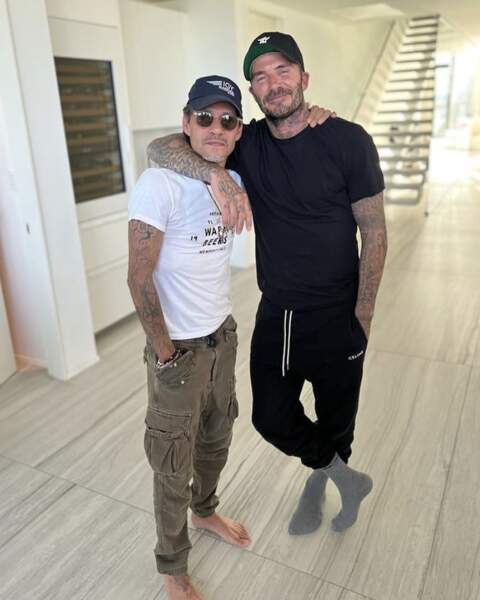 Deux stars tatouées : Marc Antony et David Beckham.