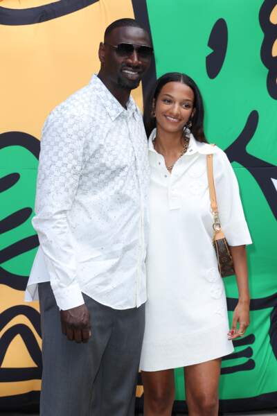 Omar Sy et sa fille Selly Sy.