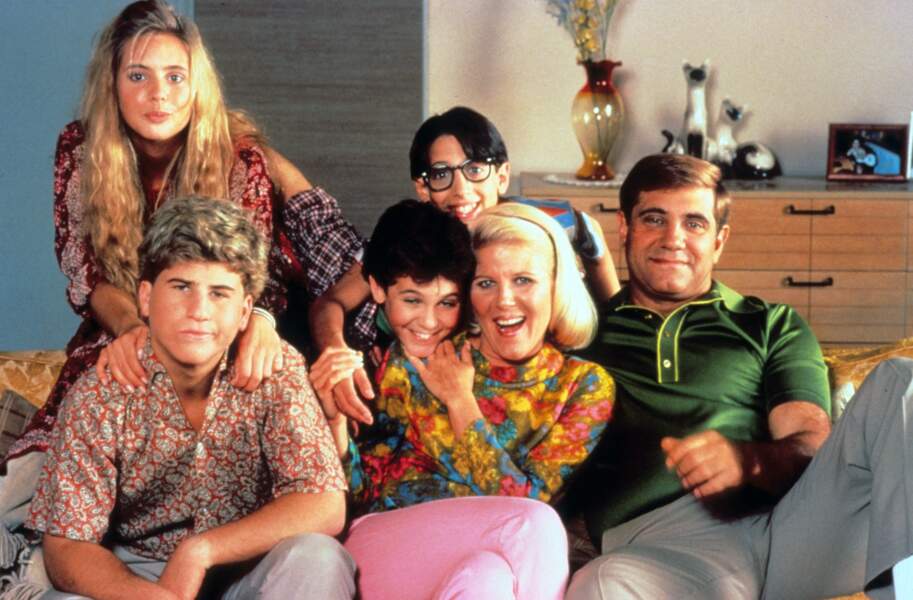 1988 : le cast des Années Coup de Cœur. La famille Arnold au complet.