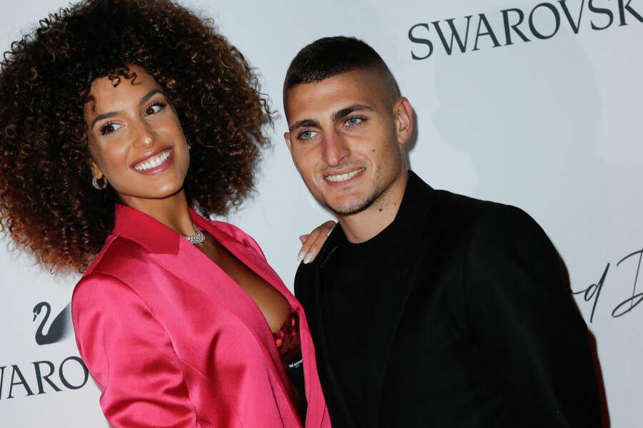 Marco Verratti, joueur du Paris-Saint-Germain, partage sa vie avec Jessica Aïdi.