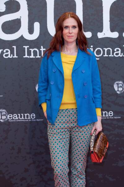 En 2017, Audrey Fleurot ose la couleur au Festival de Beaune.