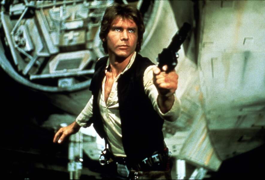 Le mythique Han Solo dans le premier opus de la saga Star Wars (1977)