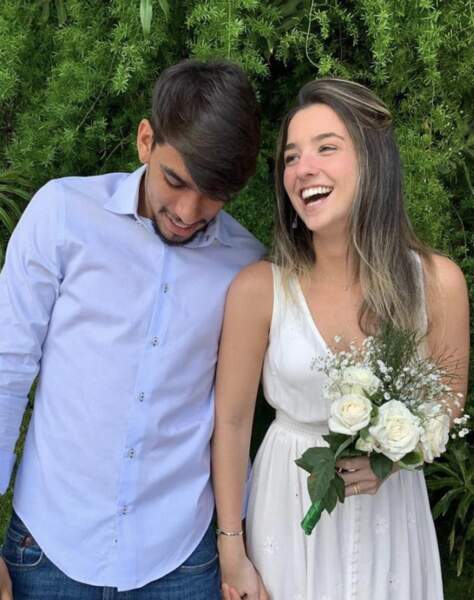 Lucas Paqueta et son épouse chérissent vraiment le jour de leur union.