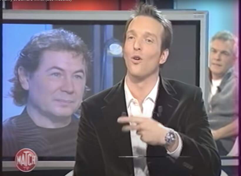Après des débuts sur France 2 et RTL, il fait son entrée sur une nouvelle chaîne du câble : Match TV. À partir de 2001, il va y animer l’émission "Comme à la télé".