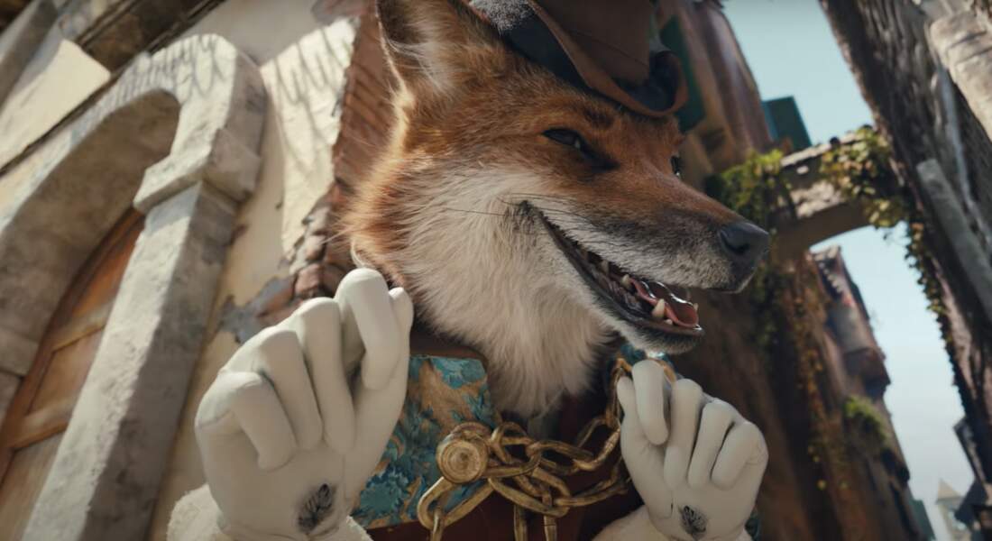 Dans le film, la production a usé d'effets spéciaux pour donner vie au renard 