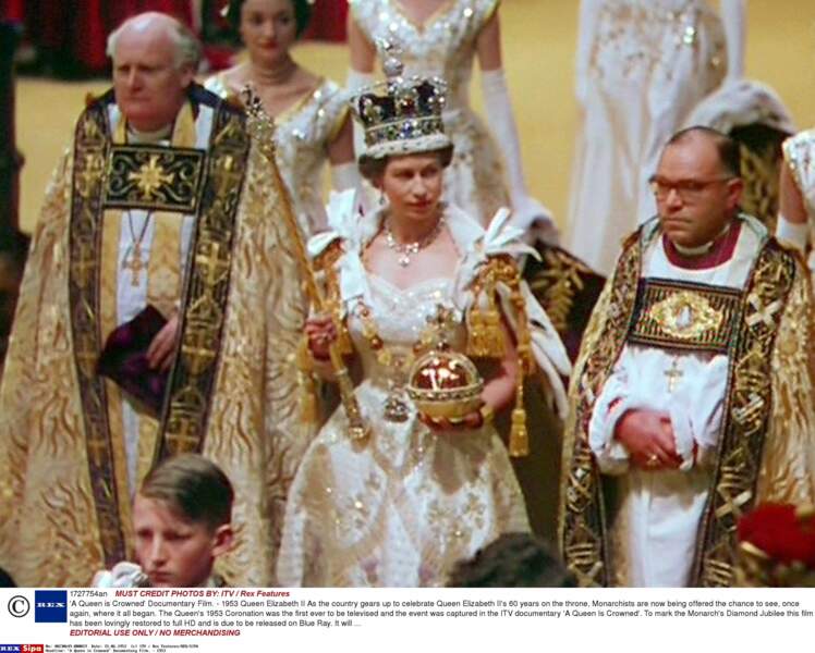 Le couronnement de la reine en 1953