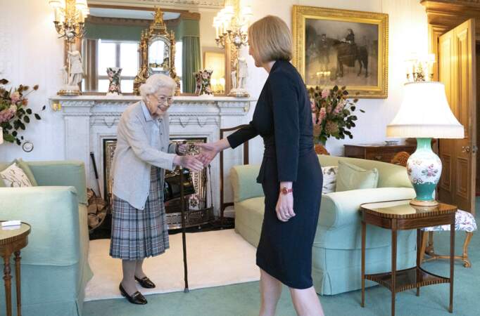 Elle recevait Liz Truss, la toute nouvelle Première ministre du Royaume-Uni.