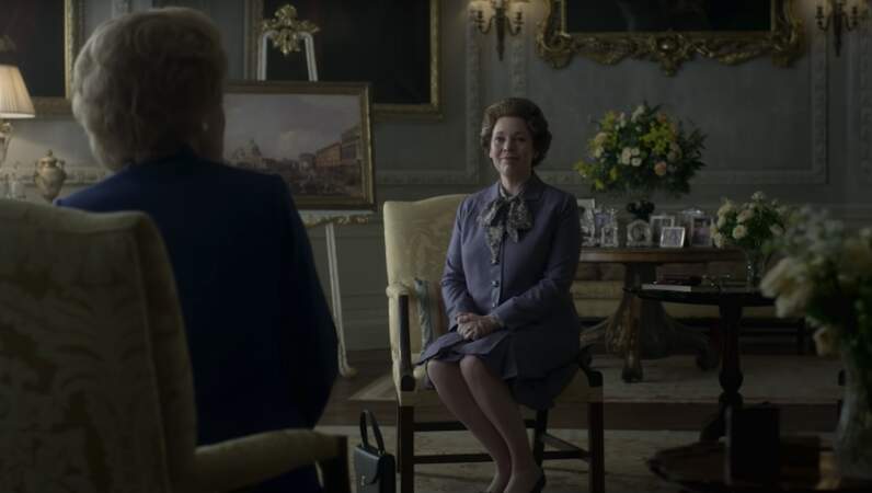 La série s'est intéressée à la relation entre la reine et la Première ministre