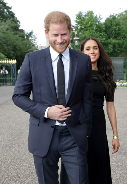 Le prince Harry et Meghan Markle main dans la main à Windsor, samedi 10 septembre.